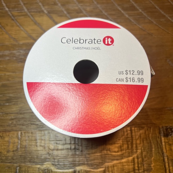 Festive Red Truck w/ Christmas Trees Holiday Ribbon - Picture 2 of 3